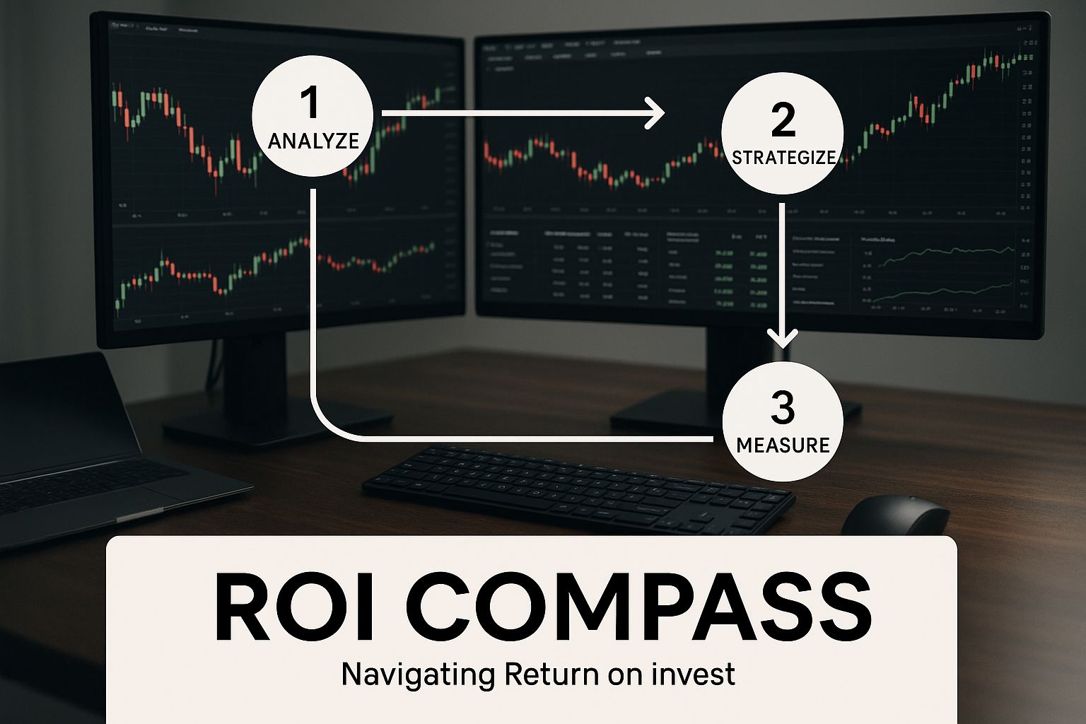 Infographic about how to calculate return on investment